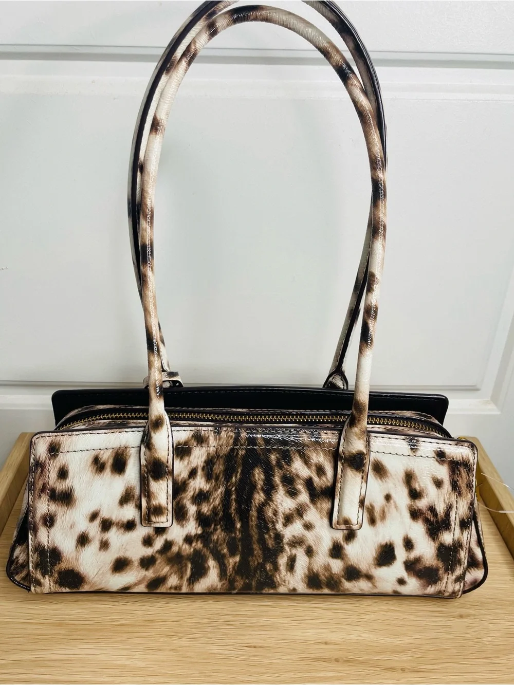 Michael Kors Leopard-Print bag in Brown and Cream